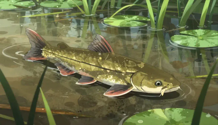Visual representation of "bowfin" - A species of North American freshwater fish found in muddy or weedy water bodies.
