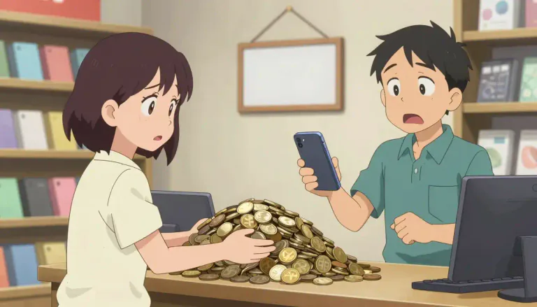 Visual representation of "overpay" - To pay more than the real value or price.