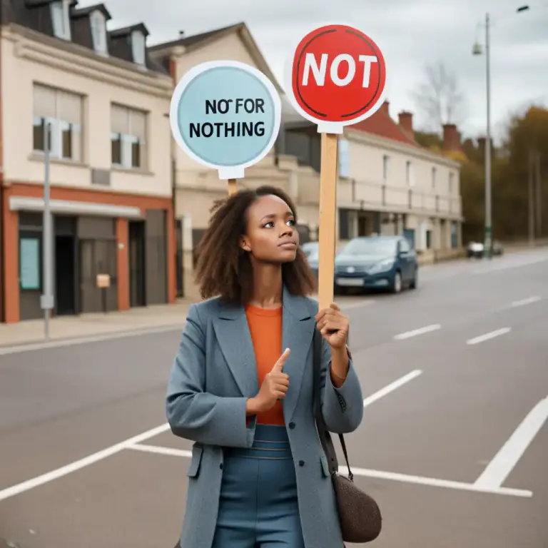 Visual representation of "not for nothing" - Used to point out the relevance or validity of a remark or point of view.