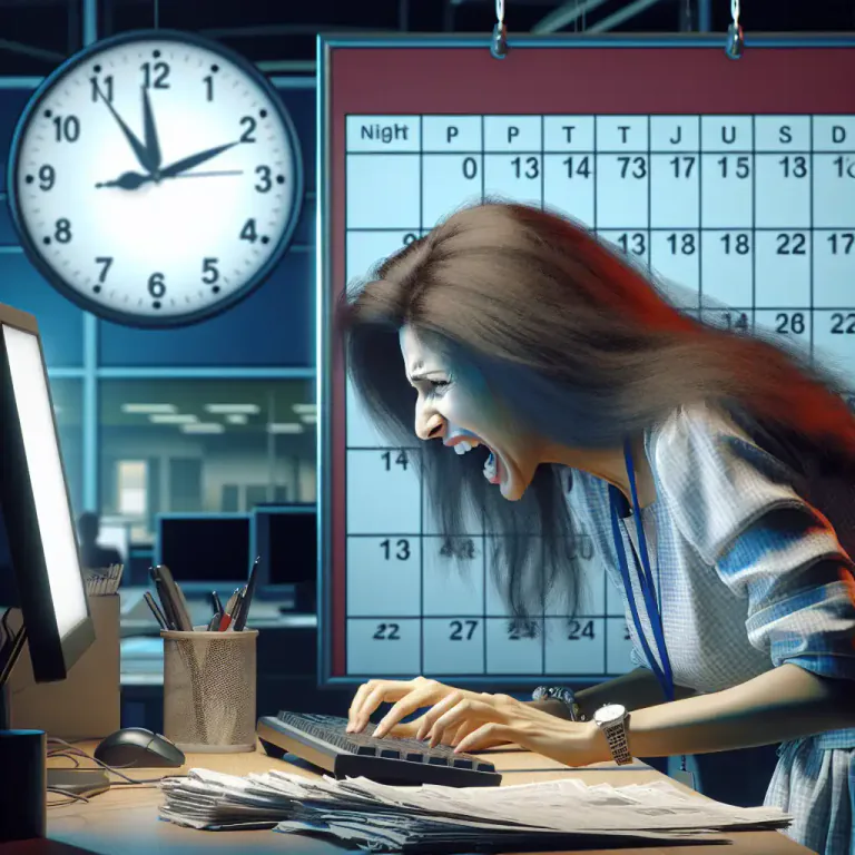 Visual representation of "deadline" - The latest time by which the copy of a publication must be delivered to the printer.
