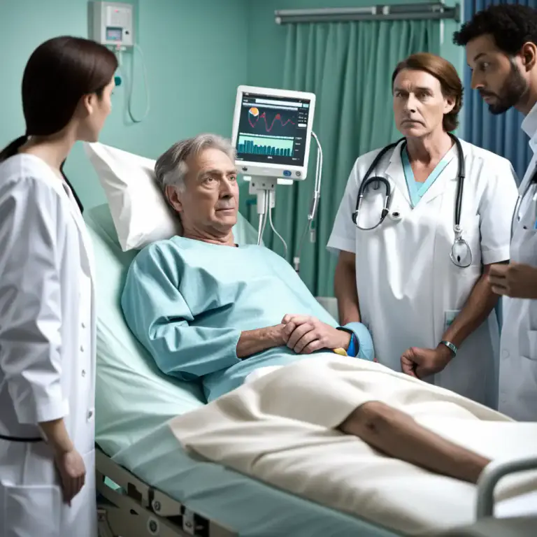 Visual representation of "treat to" - to give medical care or attention to a person, illness, or injury