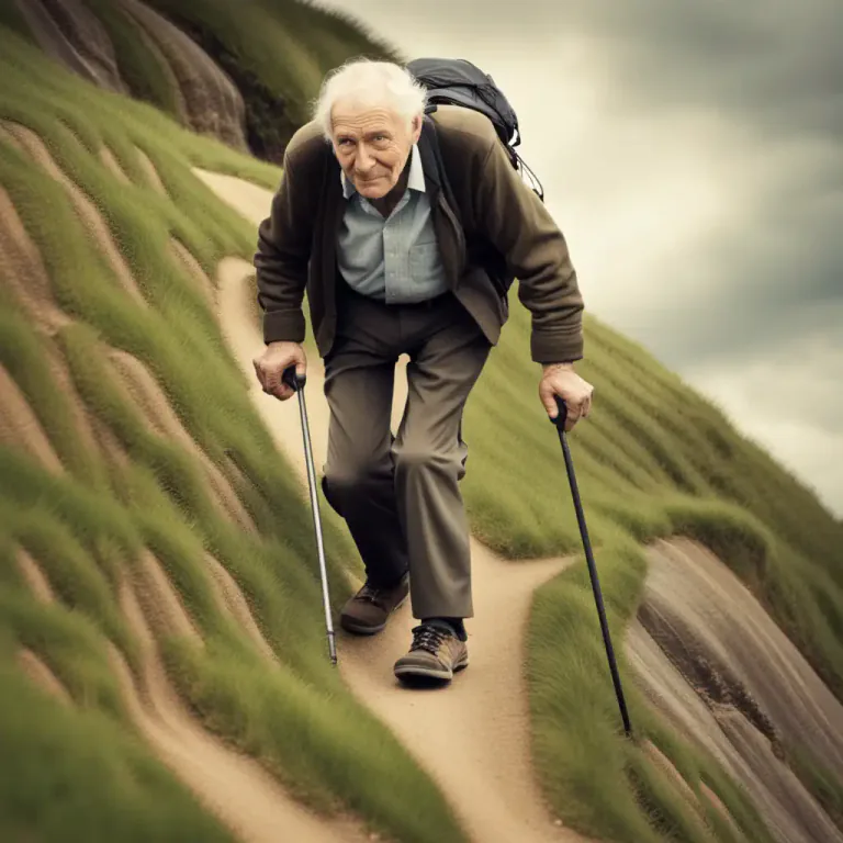 Visual representation of "falter" - To lose strength or momentum.