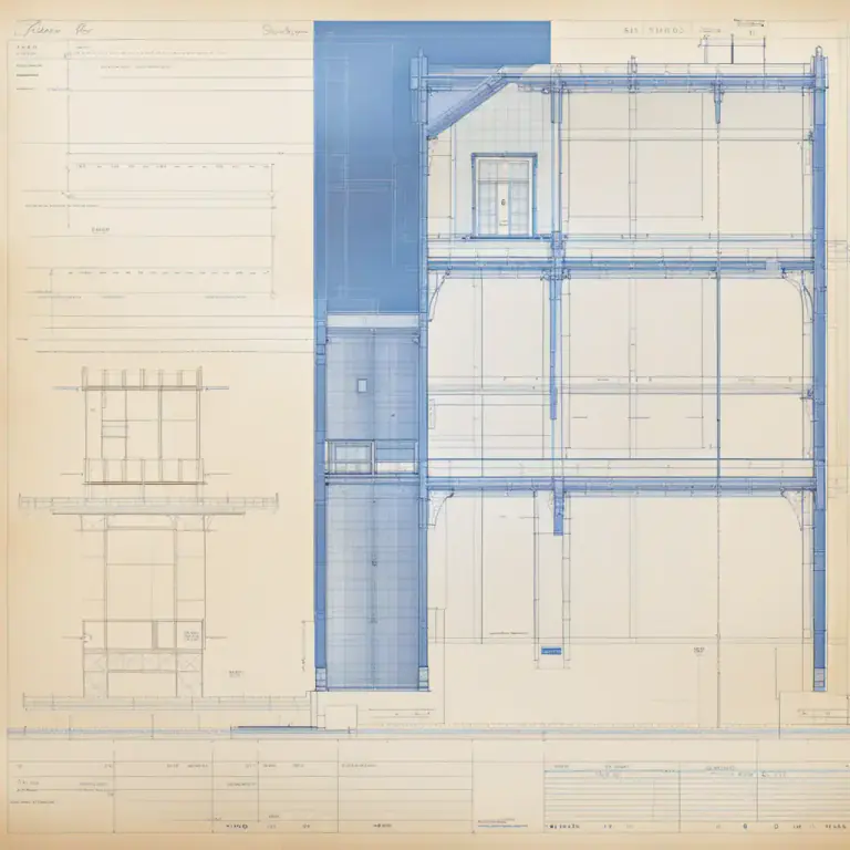 Visual representation of "on paper" - In theory or planning, but not yet in reality or practice