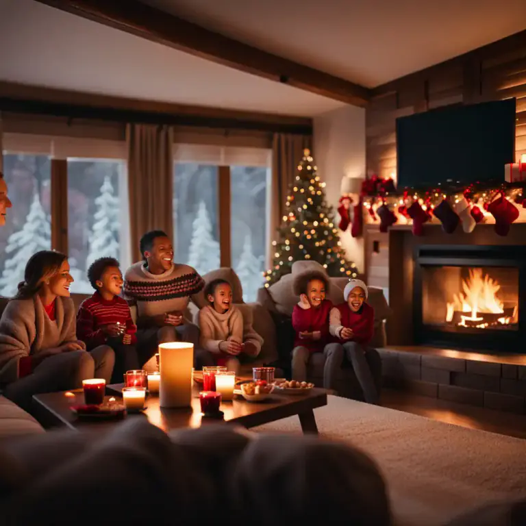 Visual representation of "christmas" - The music, movies, or other forms of art and entertainment that are associated with the Christmas holiday.