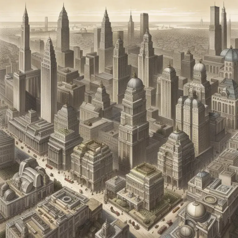 Visual representation of "edification" - A building or construction, especially a large or imposing one