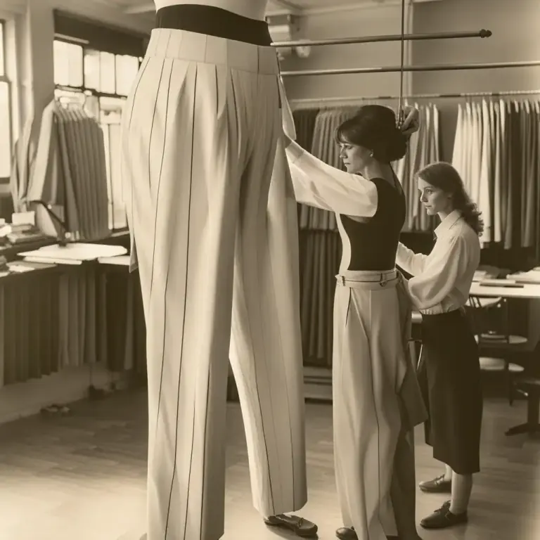 Visual representation of "alter" - To tailor clothes to fit better