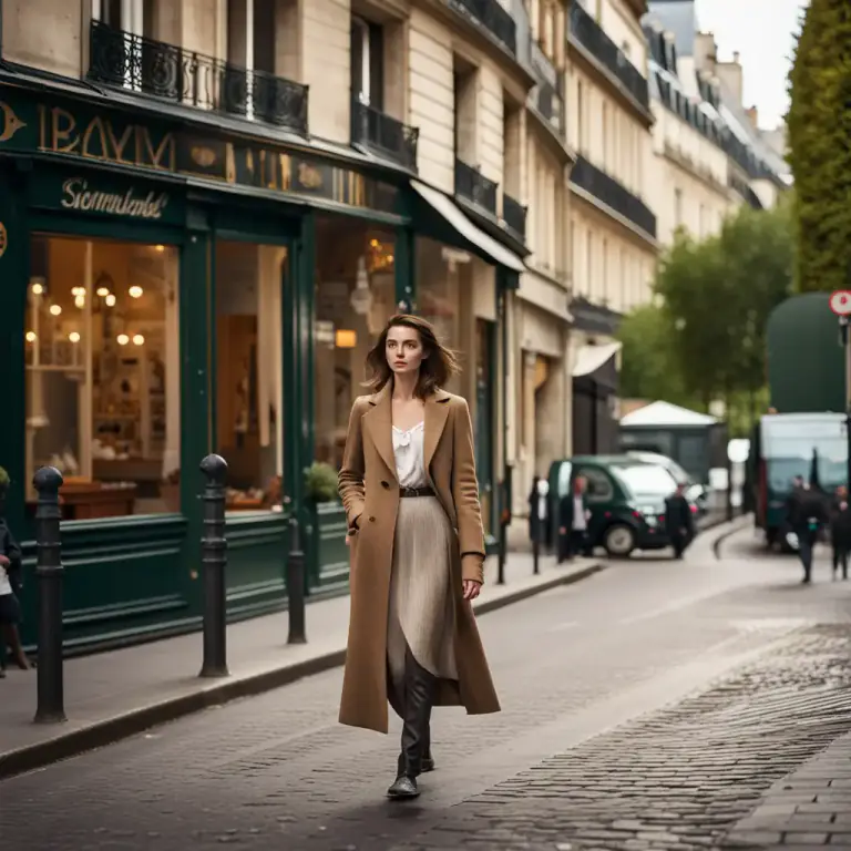 Visual representation of "walk the streets" - To walk around in a town or city, usually without a specific destination