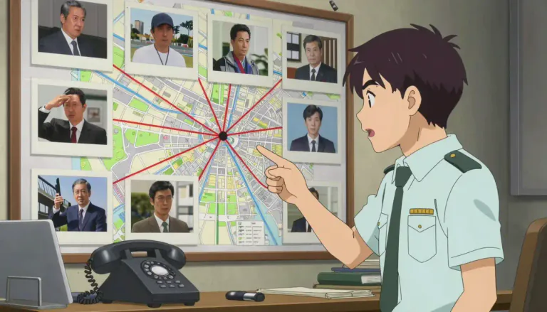 Visual representation of "trace" - To find or discover something by investigation