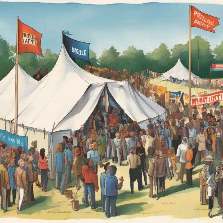 Visual representation of "a broad church" - A group or organization that welcomes and accepts a wide range of beliefs or viewpoints.