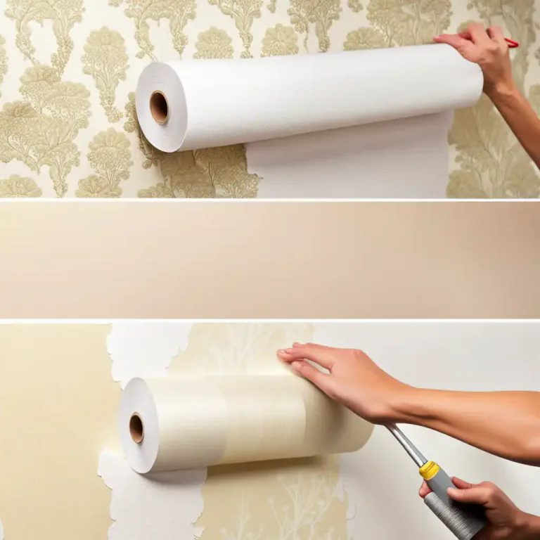 Visual representation of "wallpaper" - To put wallpaper on the walls of a room.