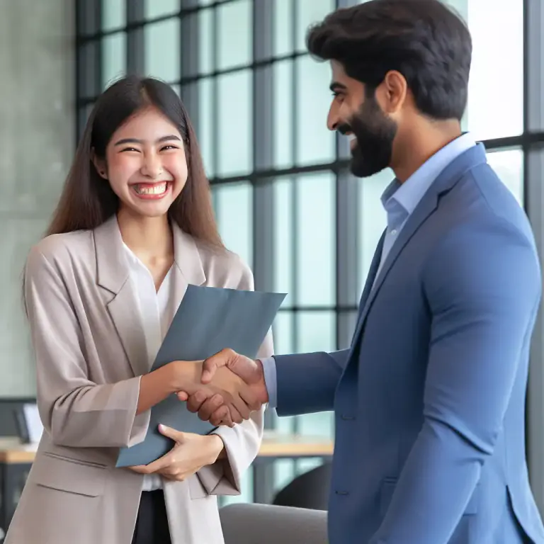 Visual representation of "severance" - Payment given to an employee when they are made to leave a company