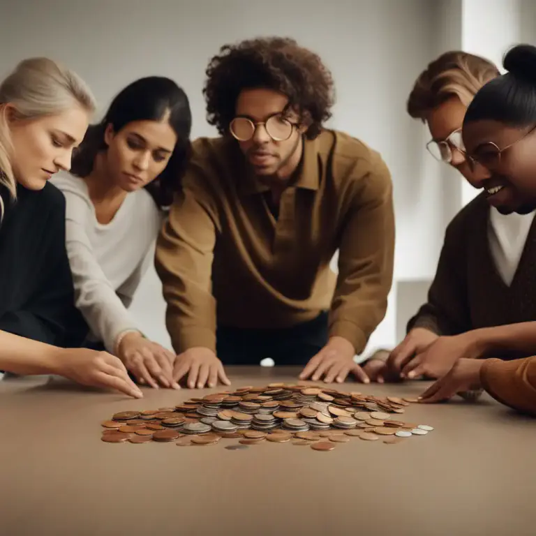 Visual representation of "mutual" - Operating in a way that all profits or benefits are shared.