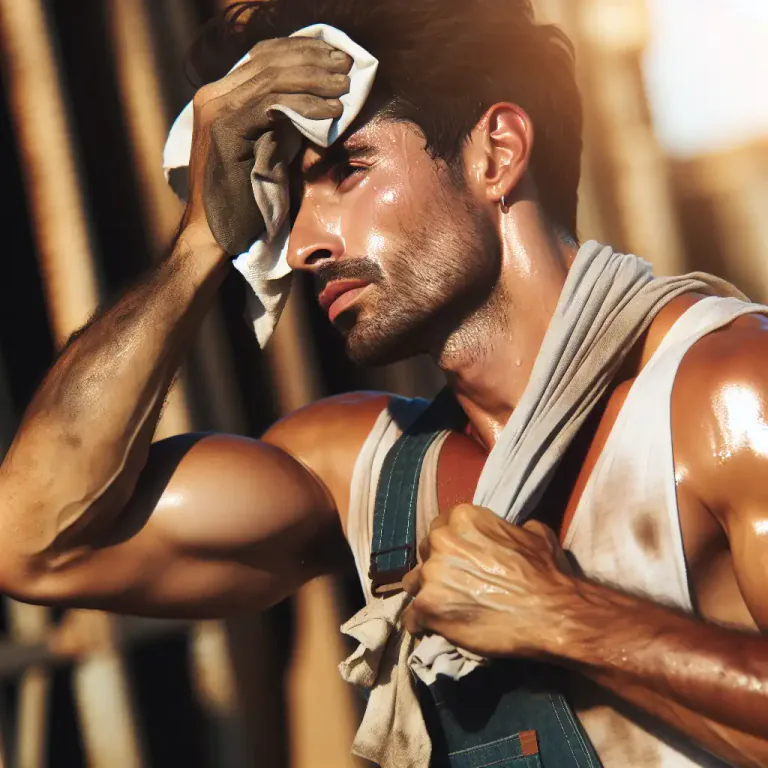 Visual representation of "perspiration" - A sign or result of hard work or effort