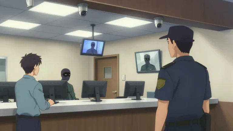 Visual representation of "surveillance" - The act of carefully watching someone or something especially in order to prevent or detect a crime