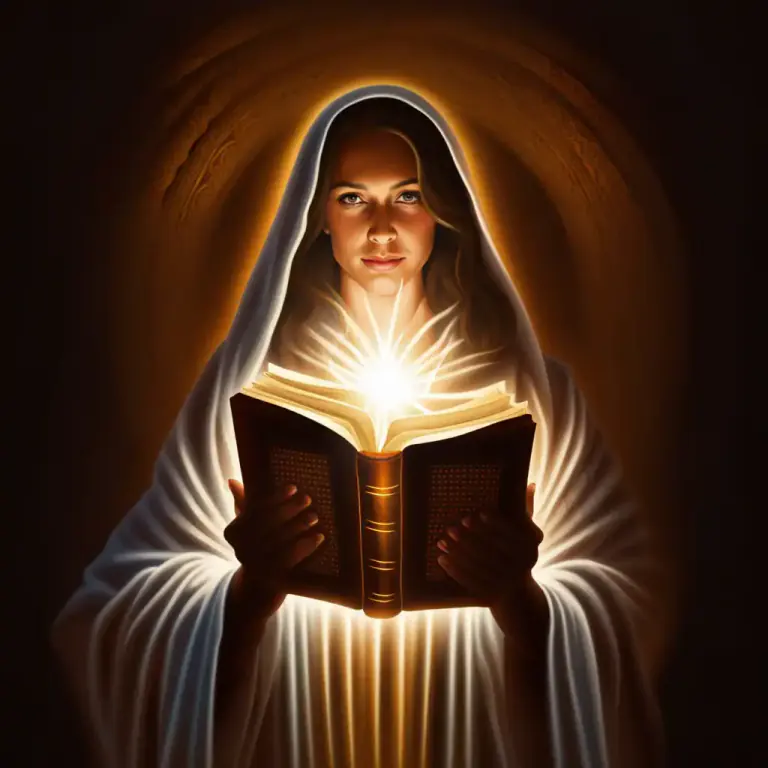 Visual representation of "revelation" - An act of revealing divine truth, especially in the Christian Religion