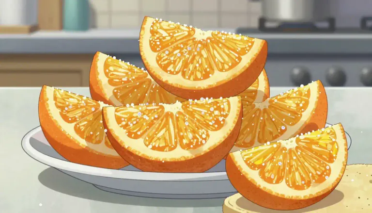 Visual representation of "candied" - Covered with, cooked in, or crystallized with sugar.