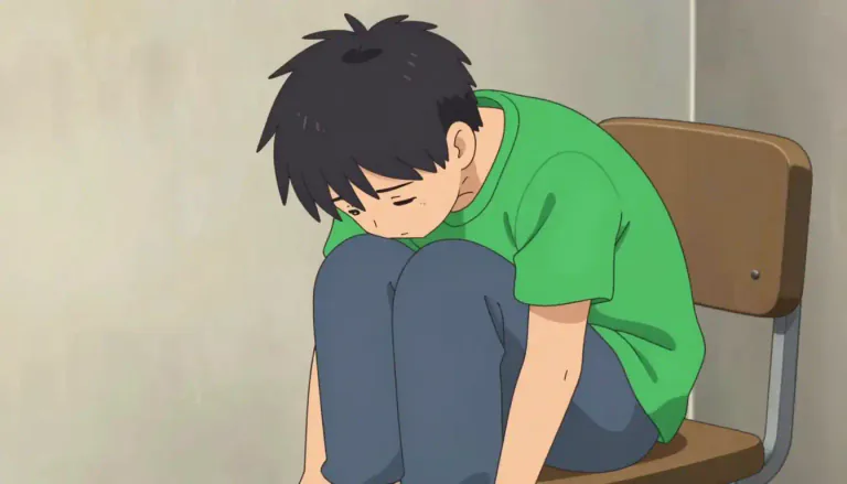 Visual representation of "slouch" - To sit, stand, or move with a lazy posture or lack of strength