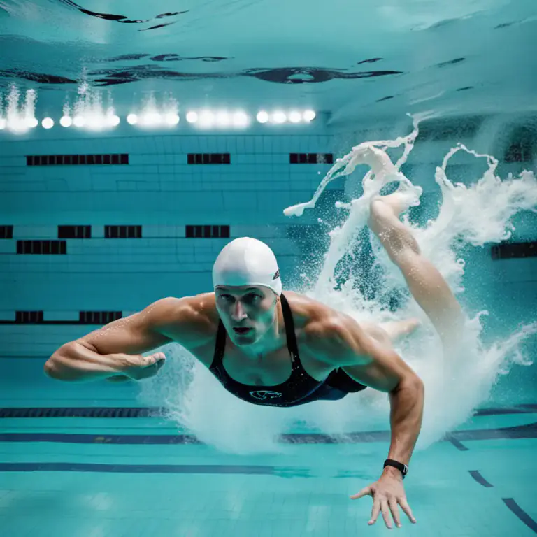 Visual representation of "crawl" - A slow mode of swimming, using alternate over-arm strokes and a flutter kick
