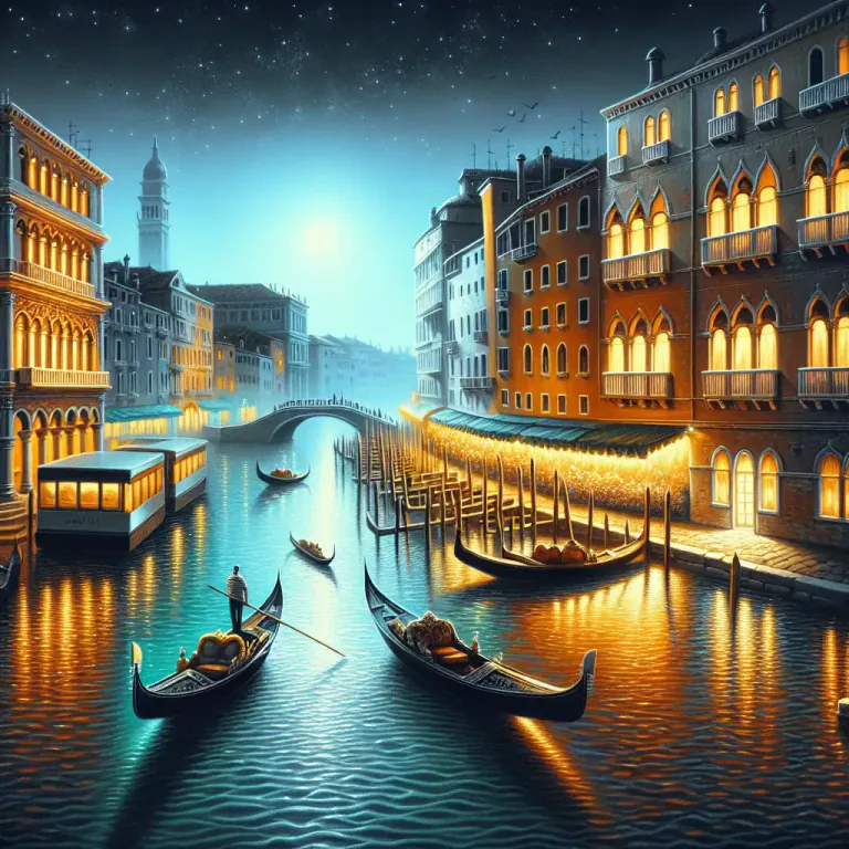 Visual representation of "nocturne" - A painting or picture representing a night scene