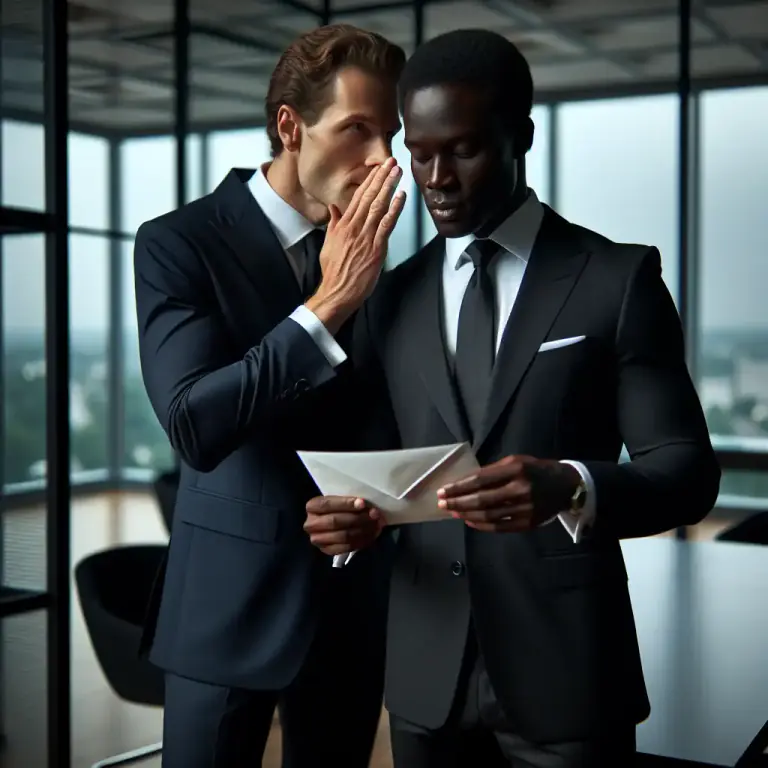 Visual representation of "insider" - A person who is involved in illegal activities within an organization, especially regarding business or trading.