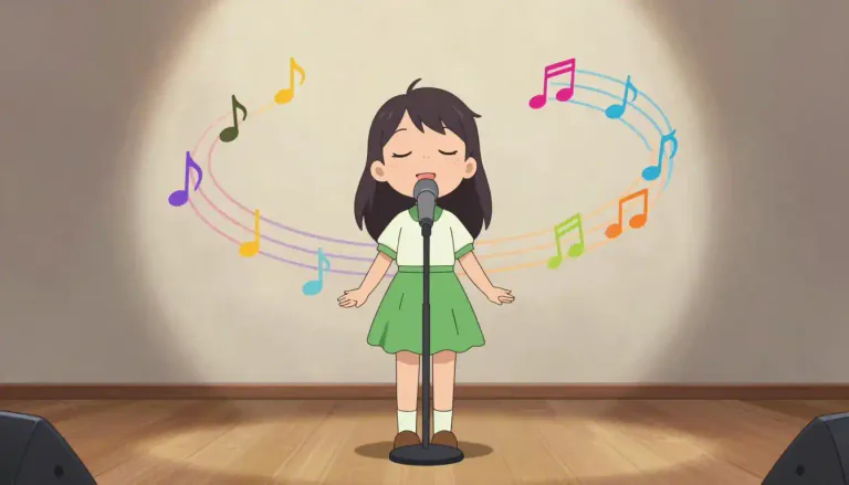 Visual representation of "ditty" - A short and simple song or poem
