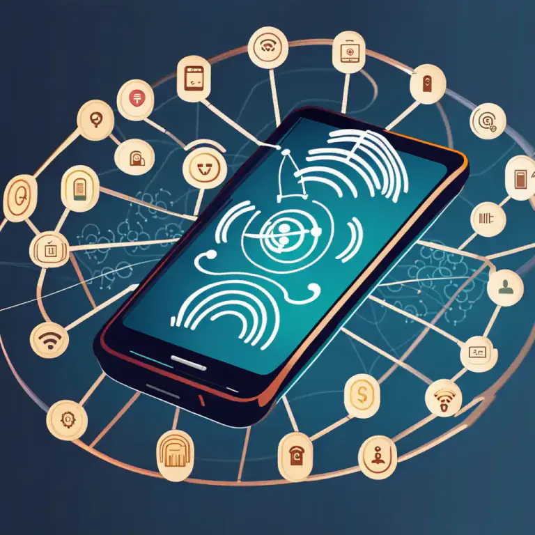 Visual representation of "roam" - to use a phone or other device and connect to the internet outside of the normal area