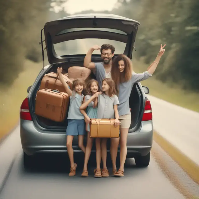 Visual representation of "get the show on the road" - Encouraging someone to start something quickly