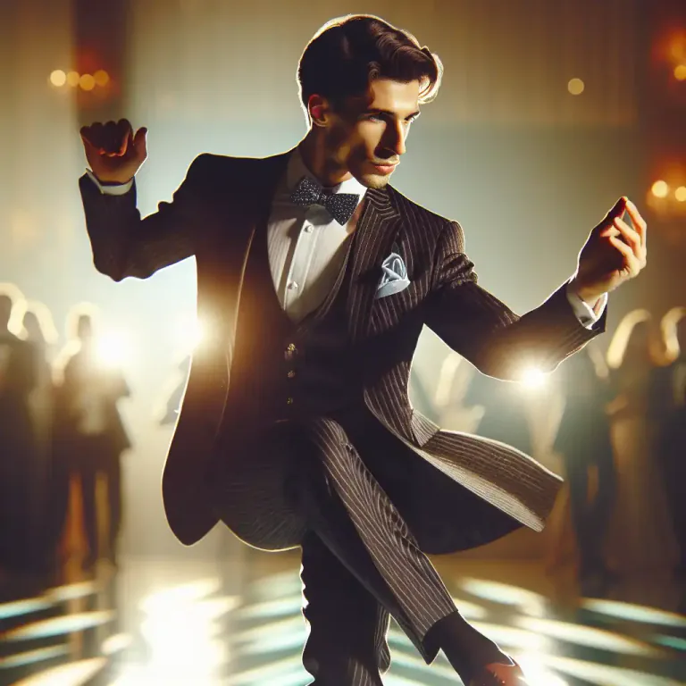 Visual representation of "dapper" - Active and lively in a way that is attractive