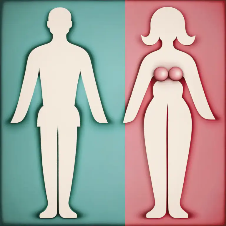 Visual representation of "sexual" - Relating to the differences between male and female
