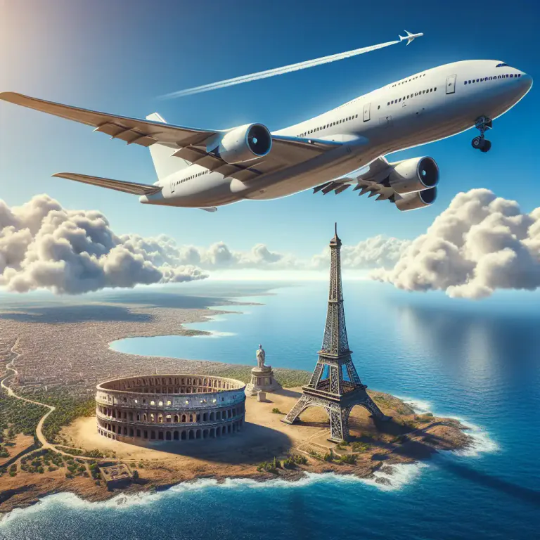 Visual representation of "voyager" - A model of large aircraft made by Boeing for long international flights.