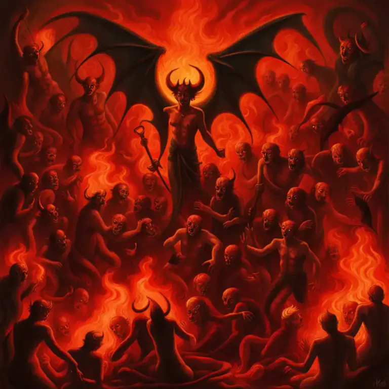 Visual representation of "hades" - Another name for hell in Christian teachings