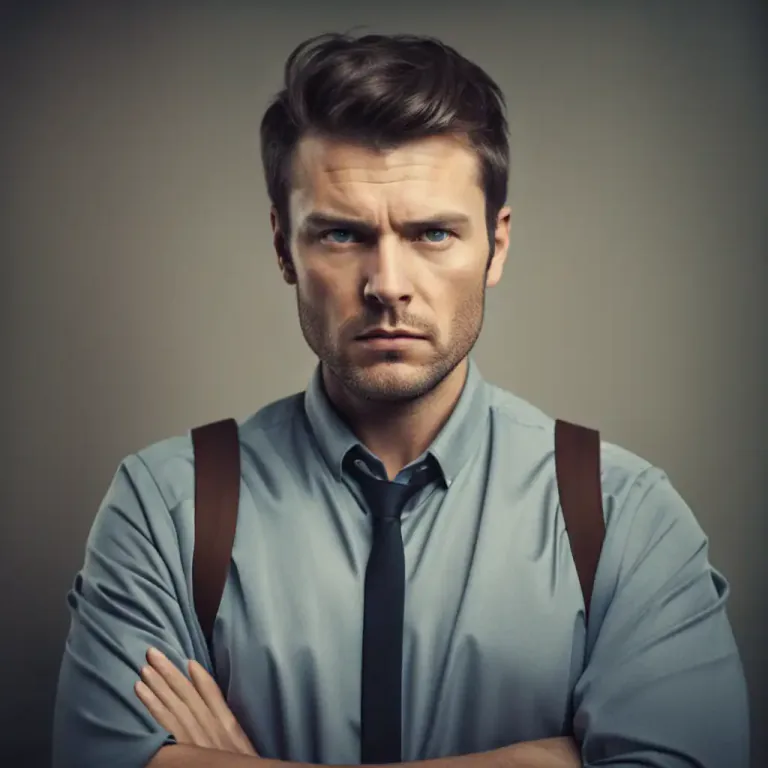 Visual representation of "scowl" - An angry, bad-tempered, or displeased look