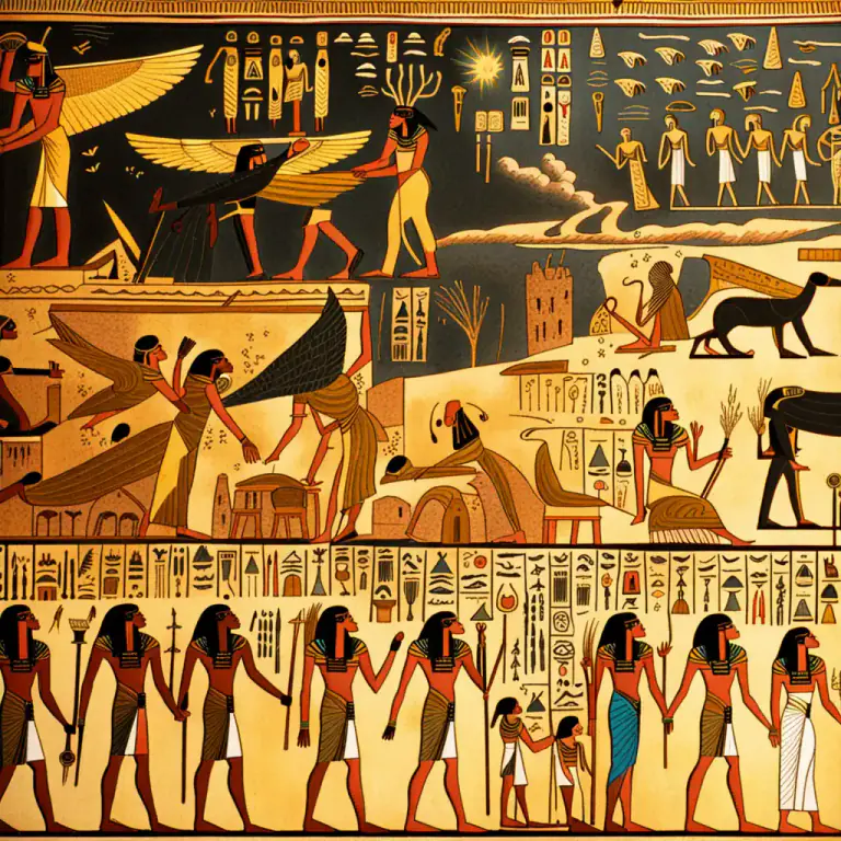 Visual representation of "plague" - A punishment from God