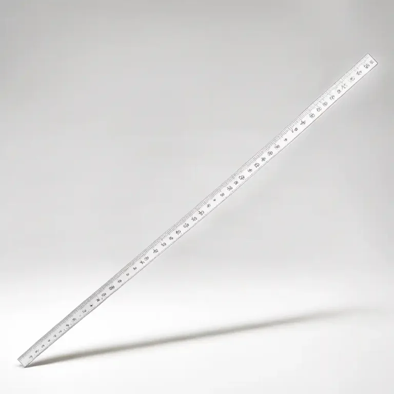 Visual representation of "linear" - Being one dimensional, having a length but no width or height.