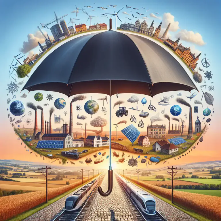 Visual representation of "overarching" - Highest, most important or includes everything else beneath it
