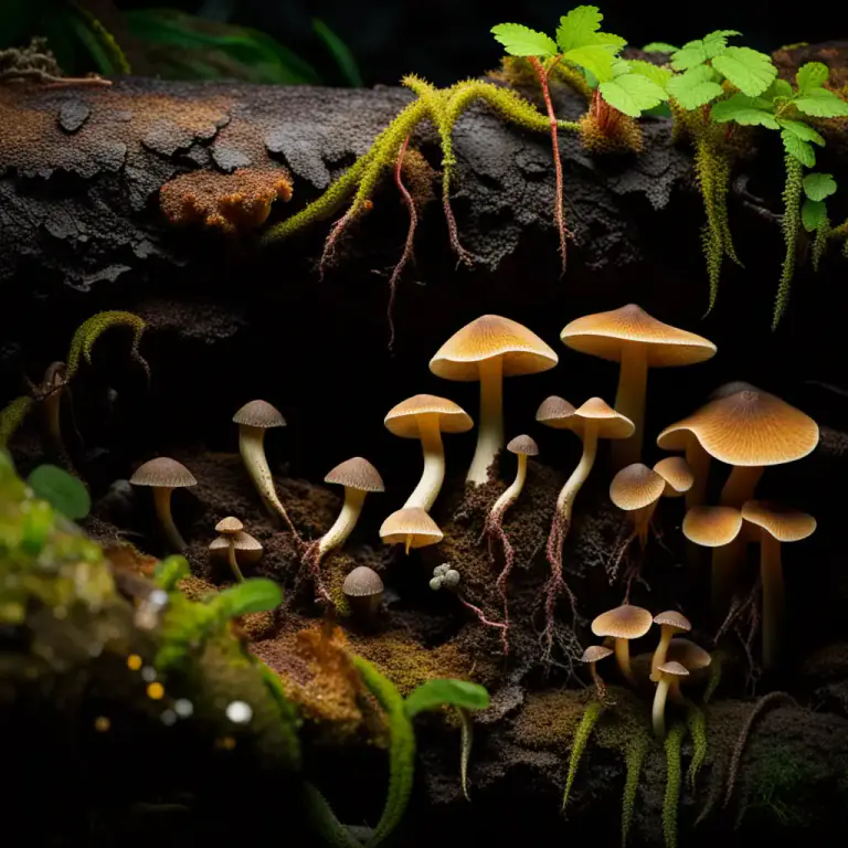 Visual representation of "vegetate" - In biology, to grow or develop like a plant.