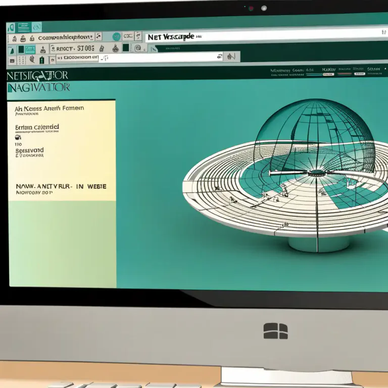 Visual representation of "navigator" - A tool or program for finding information on the internet