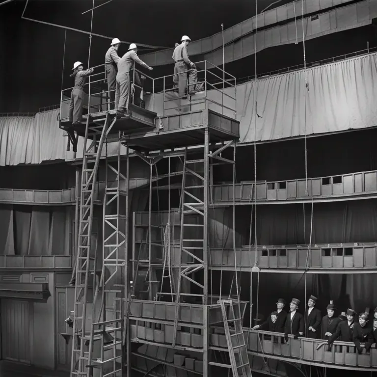 Visual representation of "catwalk" - A narrow, raised platform or pathway, used to provide access or allow workers to stand or move on the sides of structures.