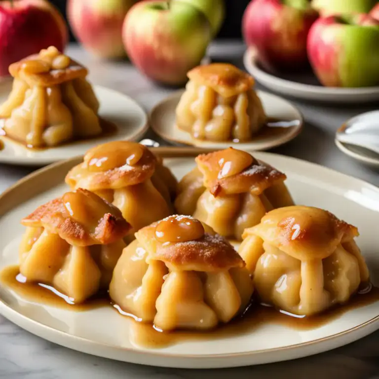 Visual representation of "dumpling" - A sweet dessert that is similar to a small cake and is usually cooked by boiling or steaming.