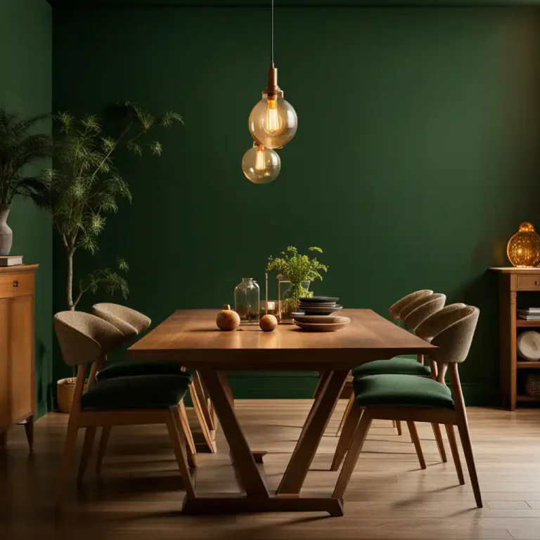 Visual representation of "spinach" - A dark green color, like the color of spinach leaves