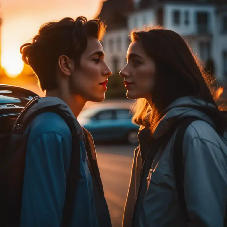 Visual representation of "run away with you" - To elope, to go away unnoticed, especially to get married without the knowledge of parents or family.