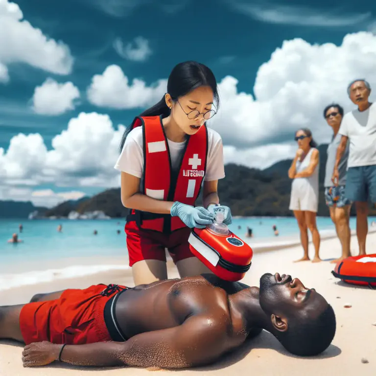 Visual representation of "the kiss of life" - An act of breathing into a person's mouth to make them begin to breathe again or to fill their lungs with air when they cannot breathe on their own. It's like what people do in emergency medical situations to try to save someone's life.