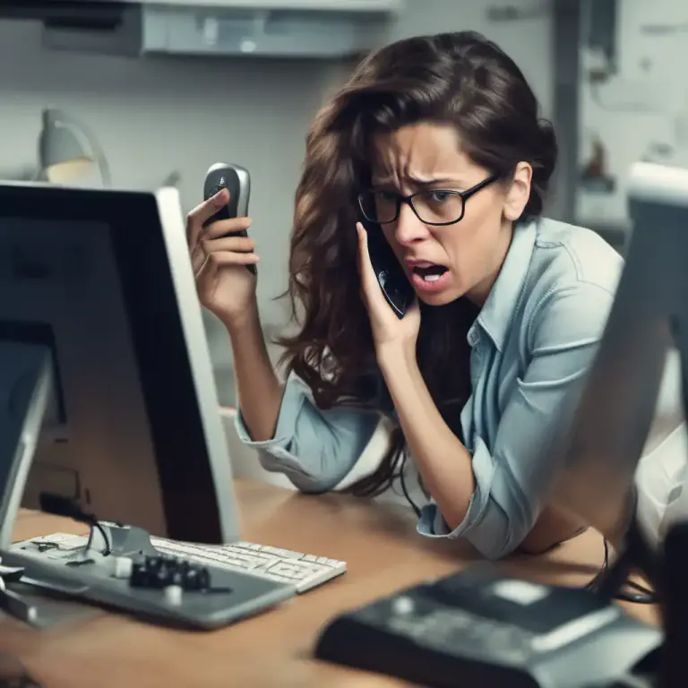 Visual representation of "on the blink" - If something is on the blink, it is not working properly or not functioning.