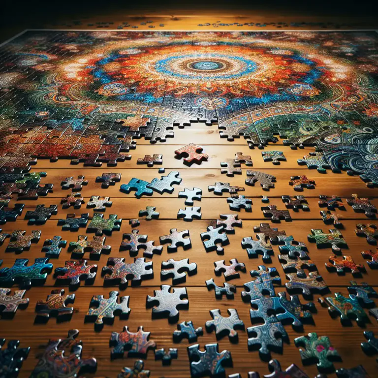 Visual representation of "pick up the pieces" - Try to return to a normal life after a difficult situation or event.