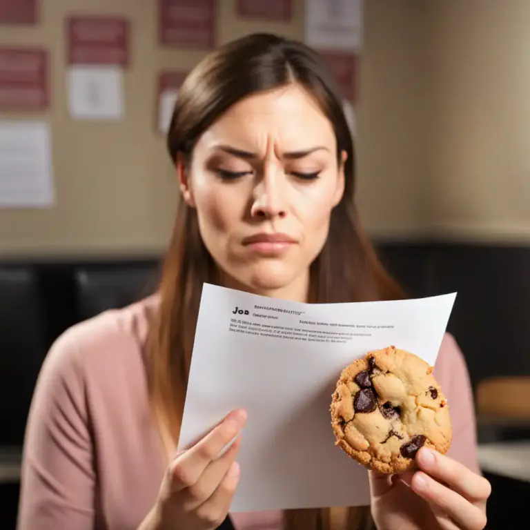 Visual representation of "that’s the way the cookie crumbles" - That's just how things happen sometimes.