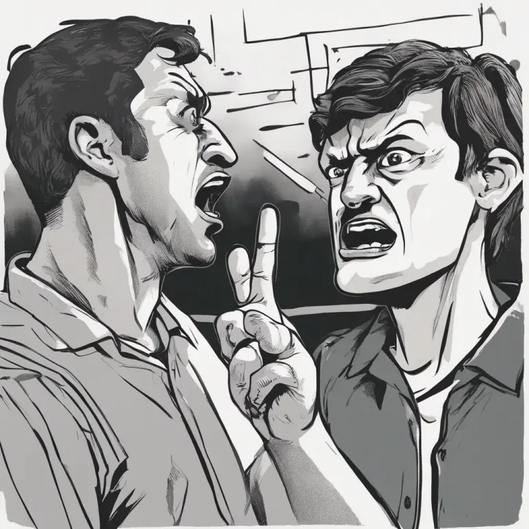 Visual representation of "let somebody have it" - To strongly criticize or shout at someone
