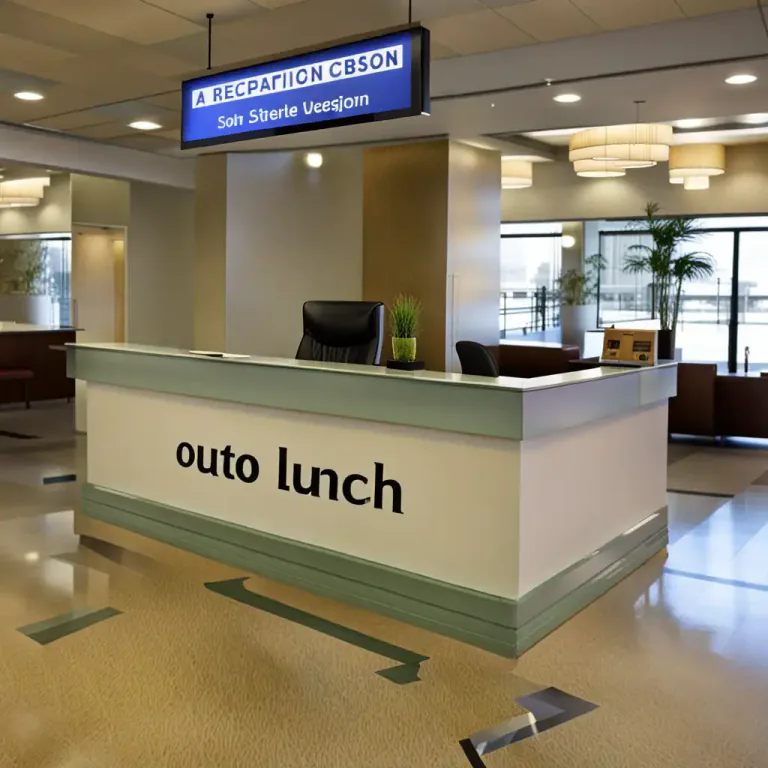 Visual representation of "out to lunch" - Someone is gone or temporarily unavailable, usually during lunchtime.