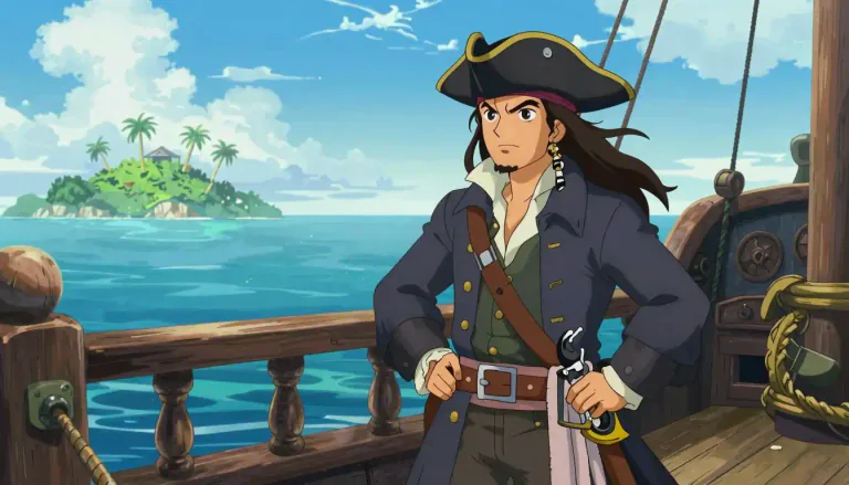 Visual representation of "buccaneer" - A person who was a pirate, especially in Caribbean seas during the 17th century