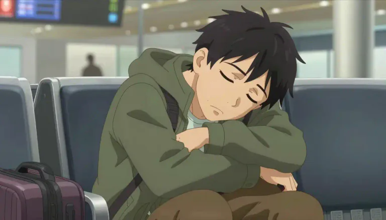 Visual representation of "weariness" - A strong feeling of tiredness because of hard work, unpleasant situations, or lack of sleep