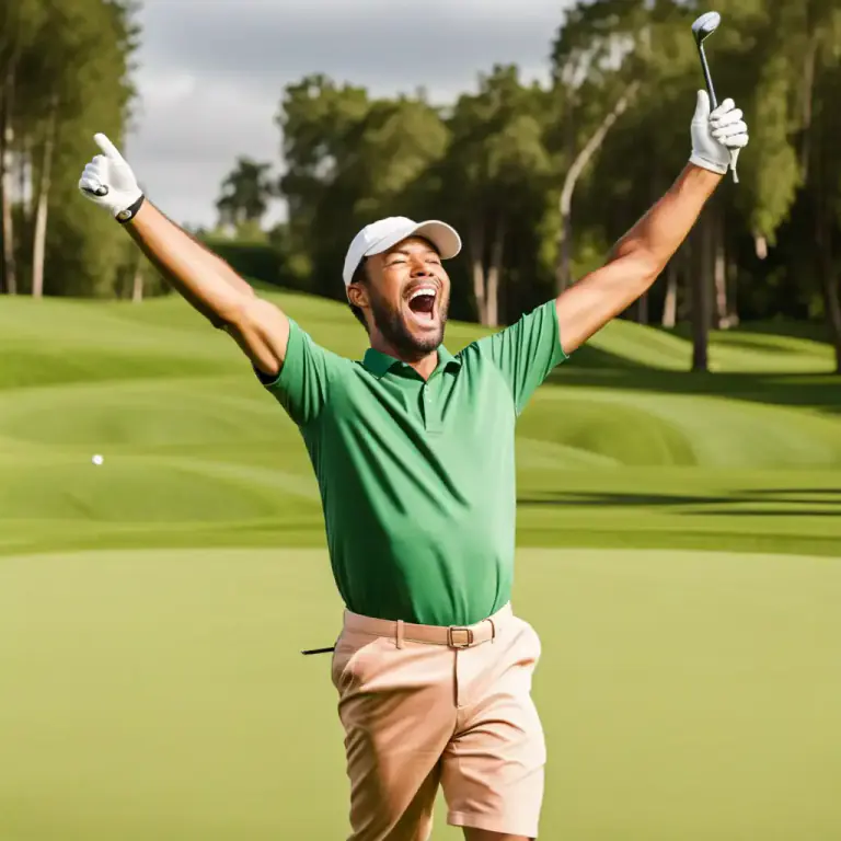 Visual representation of "birdie" - A score of one stroke under par on a hole in golf.